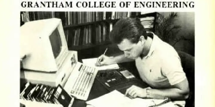 Ad from the inside cover of Popular Electronics, featuring Grantham University