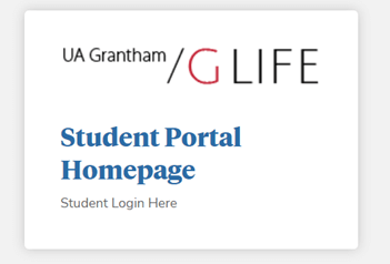 Glife Student Portal button