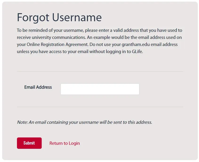 Fill in your email address and your username will be sent to you if it exists.